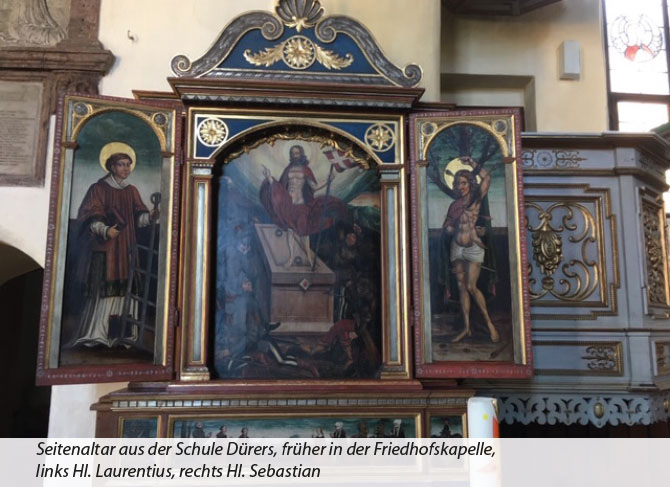 Seiten altar aus de Schule Dürers