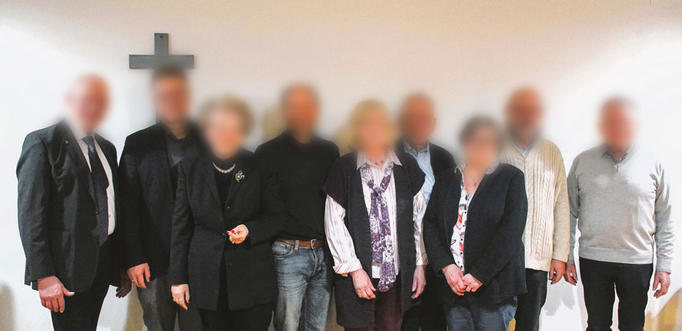 Mitglieder und Vorstand des Diakonievereins