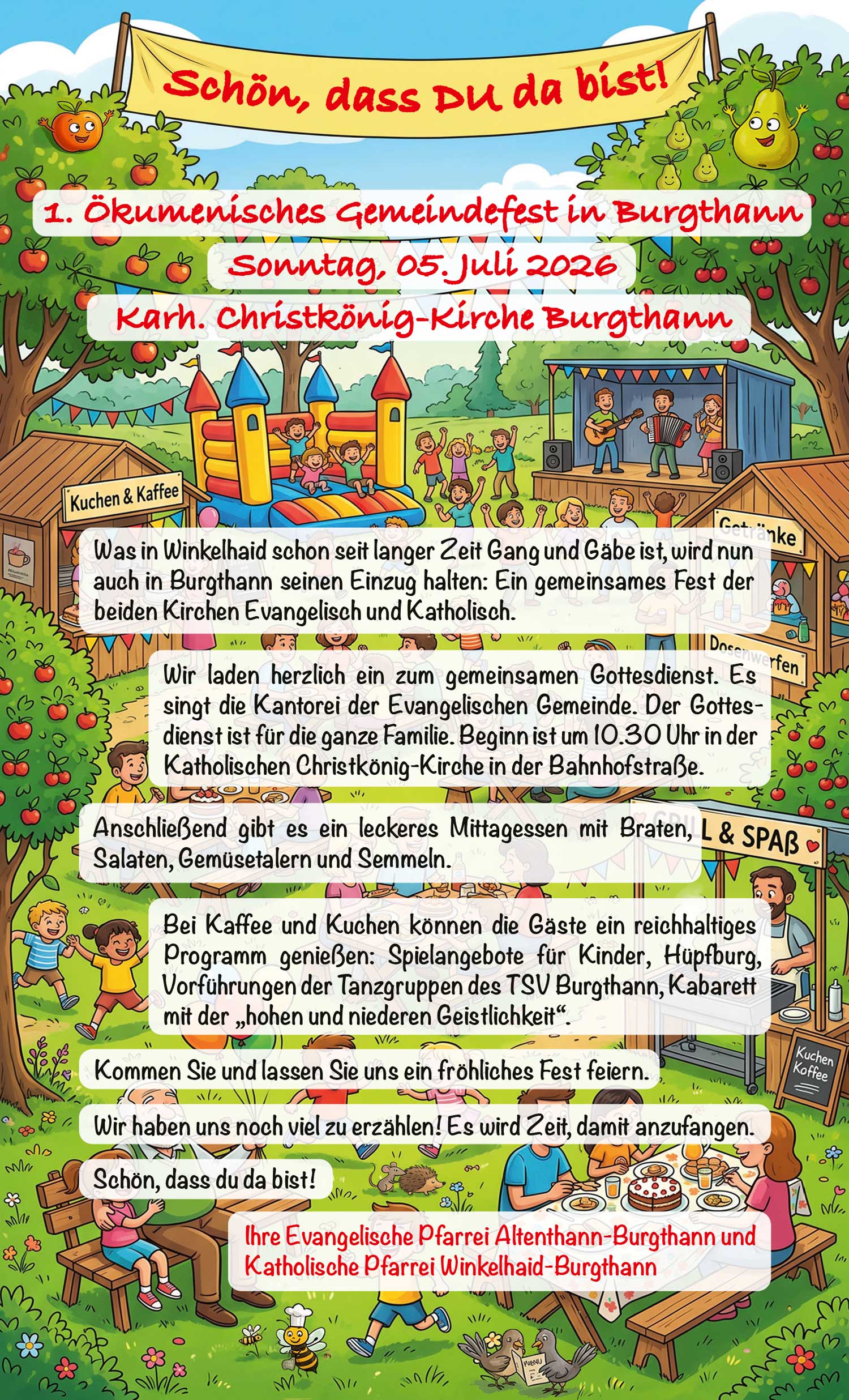 Ökumenisches Gemeindefest Burgthann 2026