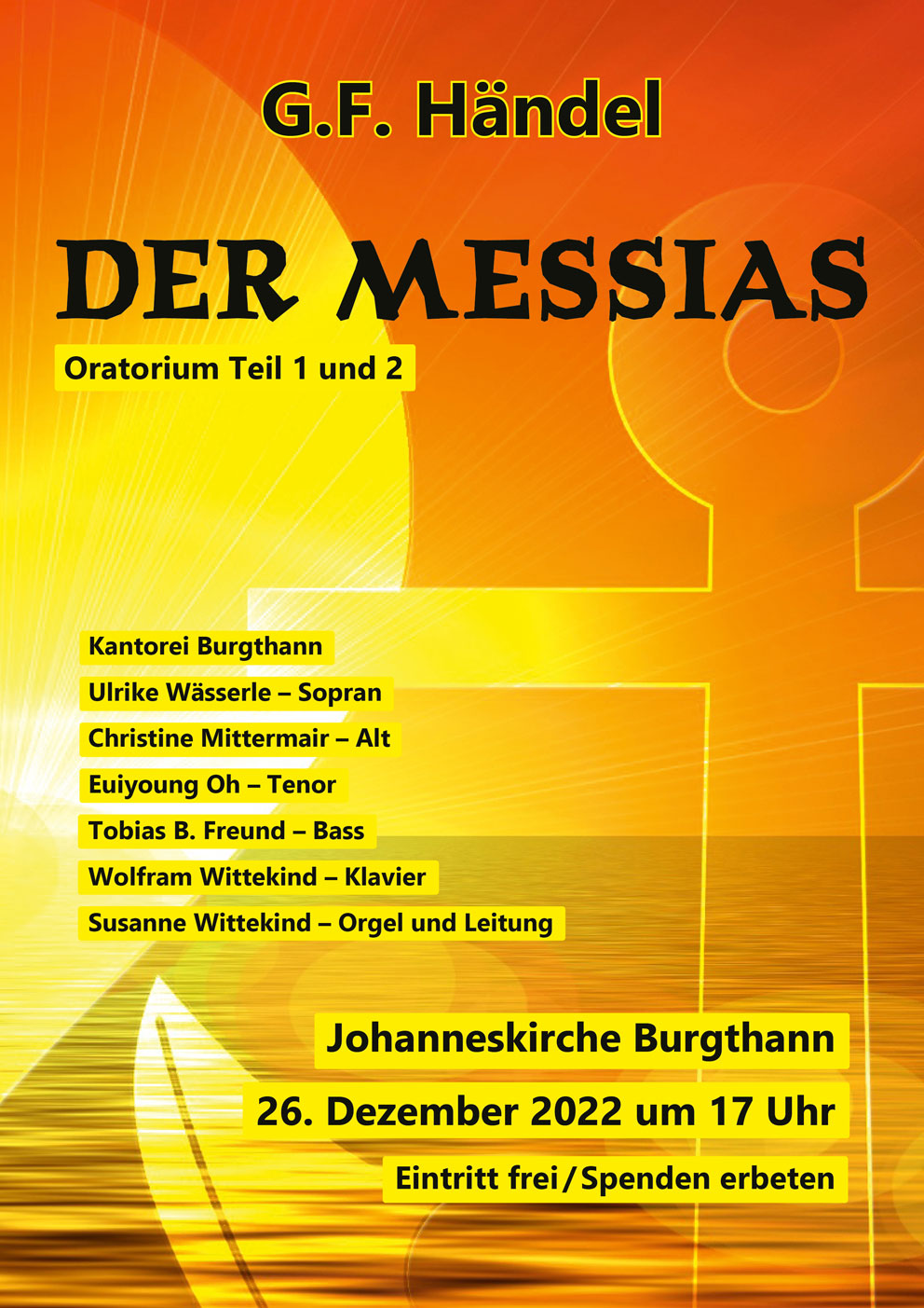 Konzertplakat 2022