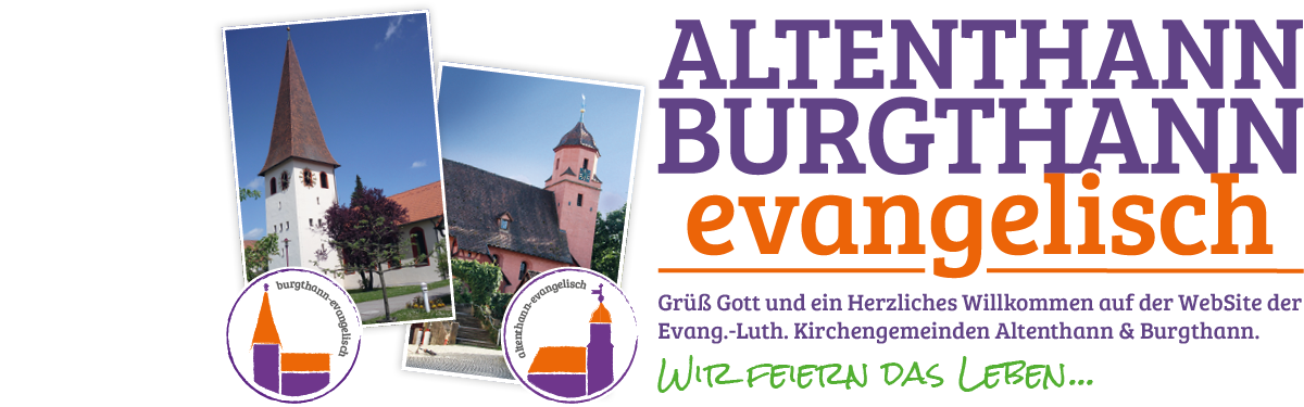 Kirche, Logo und Begrüßung