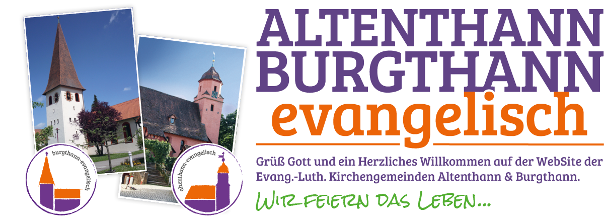 Kirche, Logo und Begrüßung