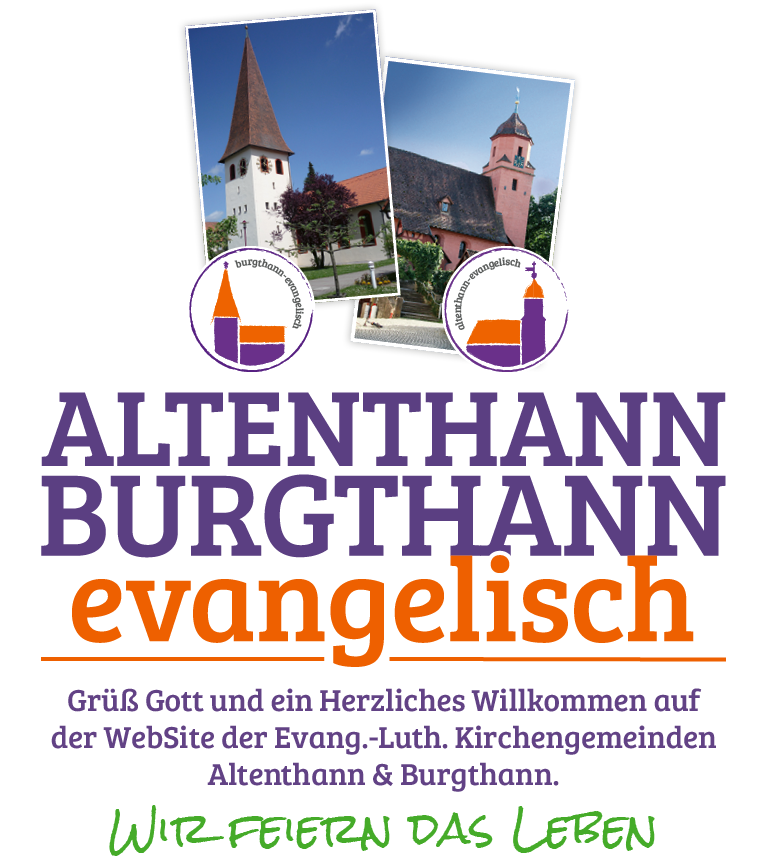 Kirche, Logo und Begrüßung