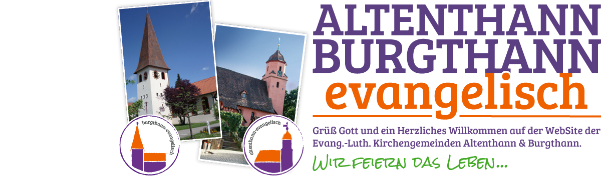 Kirche, Logo und Begrüßung